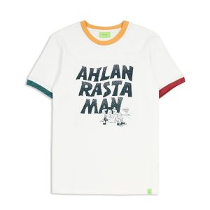 Ahlanrastaman - Kaos Pria Putih - Cotton Combed 24's