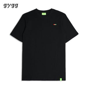 Rastaf - Kaos Pria Hitam - Tshirt Black Cotton Combed 24's