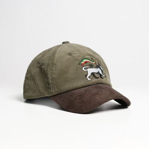 Laiyen - Baseball Hat Pria - Topi baseball Olive Corduroy Premium