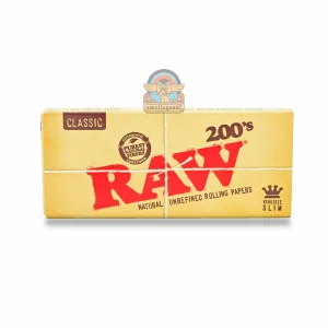 RAW 200’s CLASSIC Rolling Paper Kingsize (110 mm)