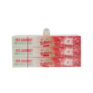 FRESH BOMB Duo Red Gourmet Cigarette Tube With Click – Selongsong Rokok